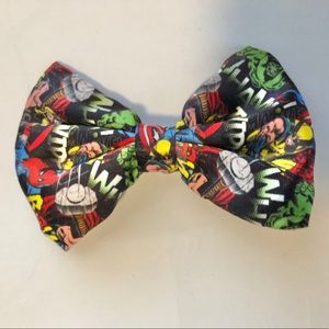 Marvel Avengers Comic Book Hair Bow